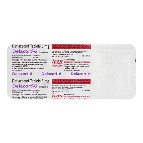 Delacort 6mg Tablet 10'S - Auto Immune Disease-Imm