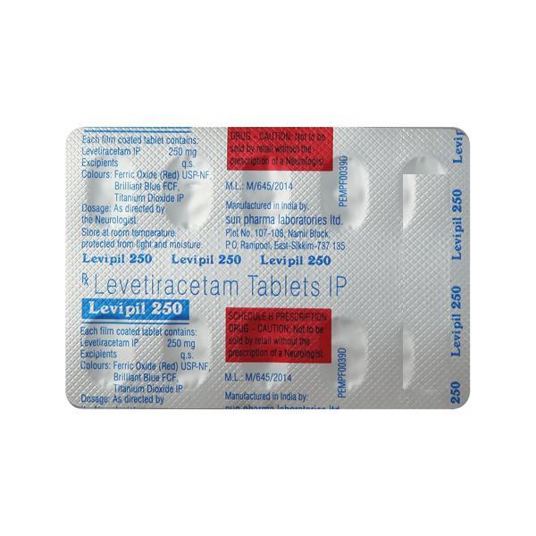 Levipil 250mg Tablet 10'S - Epilepsy/Convulsion-Ant