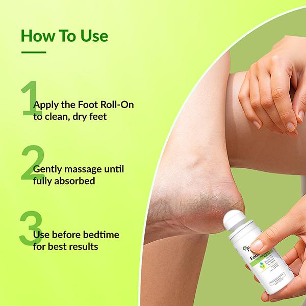 Fixderma Foobetik Foot Roll On For Dry & Cracked Heels Helps Repair and Moisturise Cracked Heels 60 ml - Foot Creams & Lotions