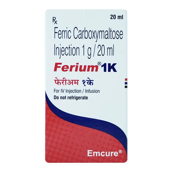 FERIUM 1k Injection 20ml - Iron Supplement/Anaemia-Vma