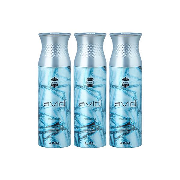 Ajmal Avid Deo Avid Deo Avid Deodorant Spray (Pack of 3) 200 ml - Perfumes (Edt/Edp)