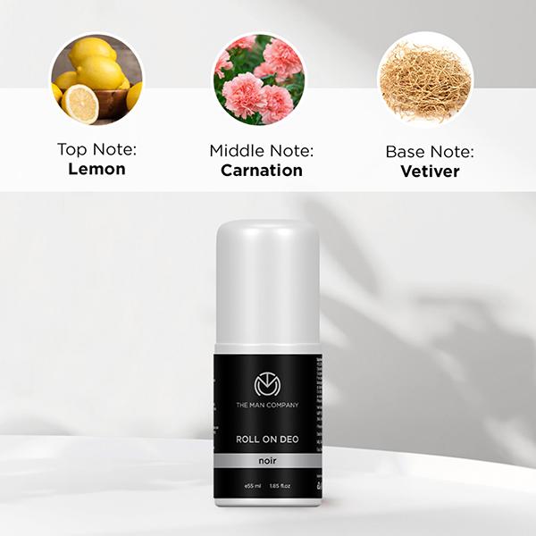 The Man Company Noir Roll On Deo 55 ml - Men Deodorants/Roll-Ons