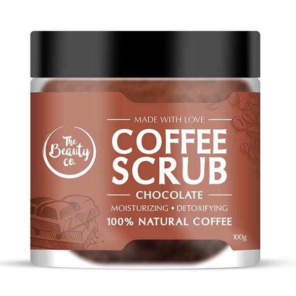 The Beauty Co. Chocolate Coffee Body Scrub, 100 gm - Face Scrubs