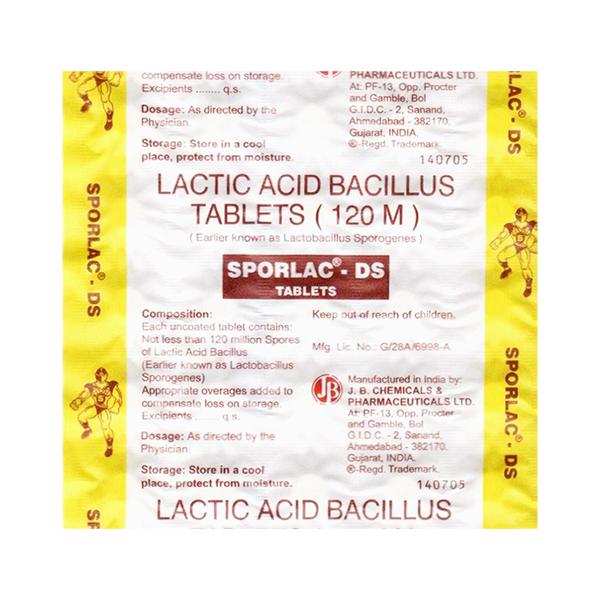 Netmeds | SPORLAC DS Tablet 25's
