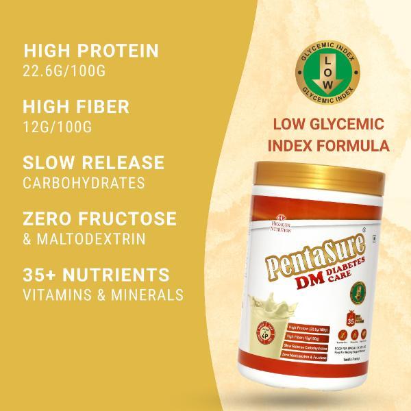 PentaSure DM Diabetes Care Powder - Vanilla Flavour 1 kg - Diabetes (Fitness)