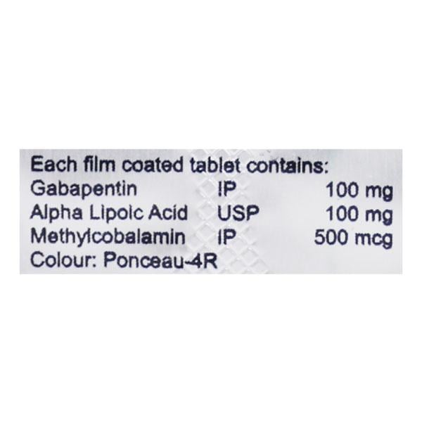 Gabagesic Plus Tablet 10'S - Neuropathic Pain-Dru