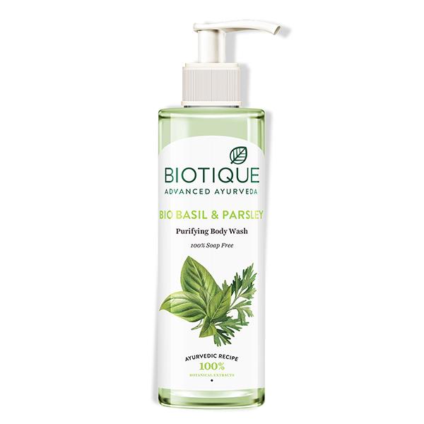Netmeds | Biotique Basil & Parsley Revitalizing Body Wash 200ml