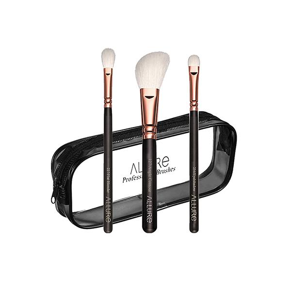 Netmeds | Allure Essential Trio Brush Set With Travel Pouch 1's