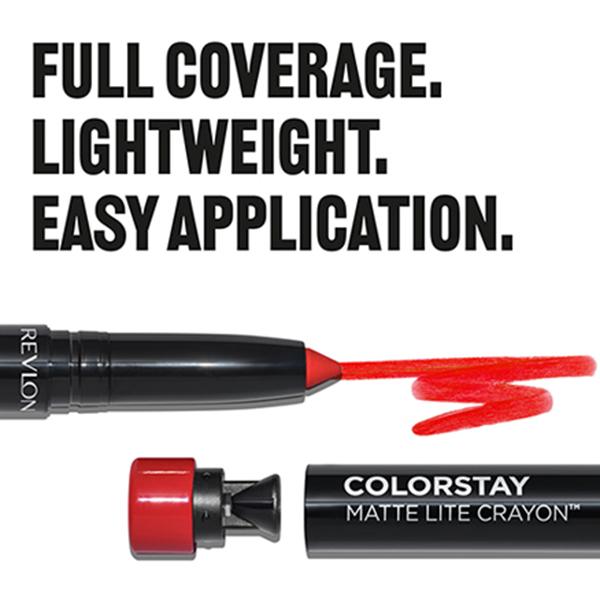 Revlon Colorstay Matte Lite Crayon Ruffled Feathers 1.4 gm - Lip Crayons
