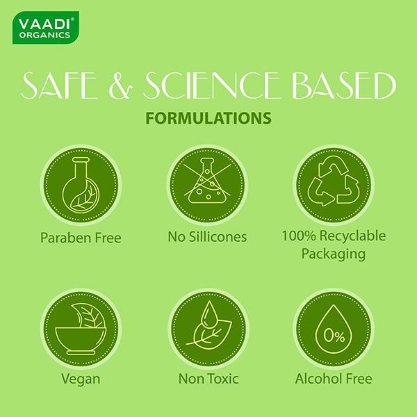 Vaadi Herbals Handmade with Essential Oils Anti-Acne Soap - Becalming Tea-Tree 75gm - Soaps