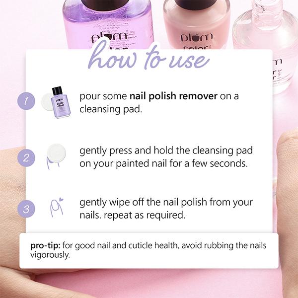 Plum Color Affair Nail Polish Remover 30 ml - Nail Polish Remover