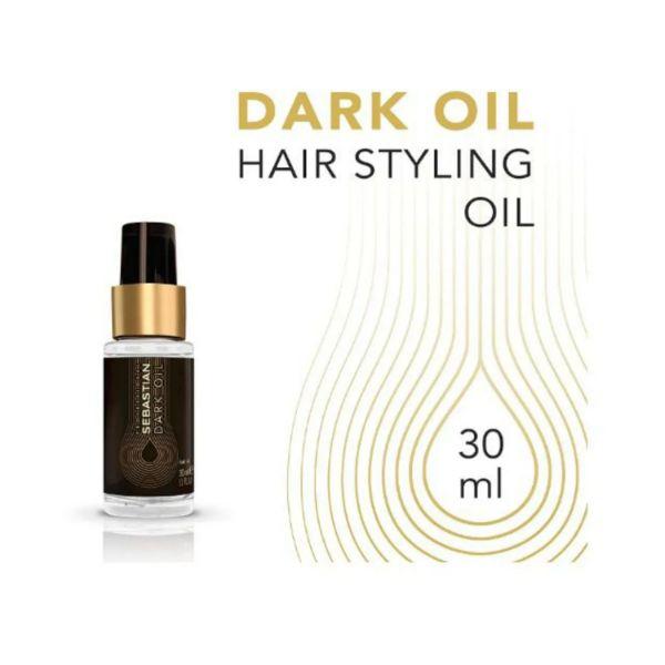 Sebastian Professional Iconic Dark Oil Kit for All Hair Types (250ml+30ml) 2's - Hair Oils