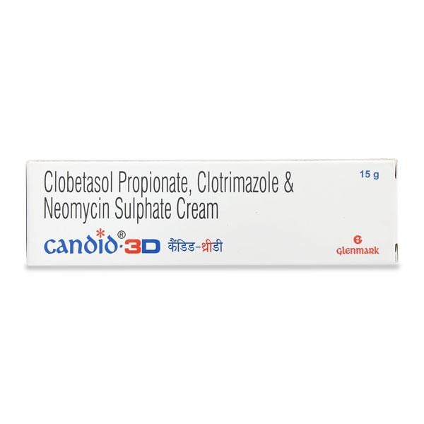 Candid 3D Cream 15gm - Skin Infections-Toc