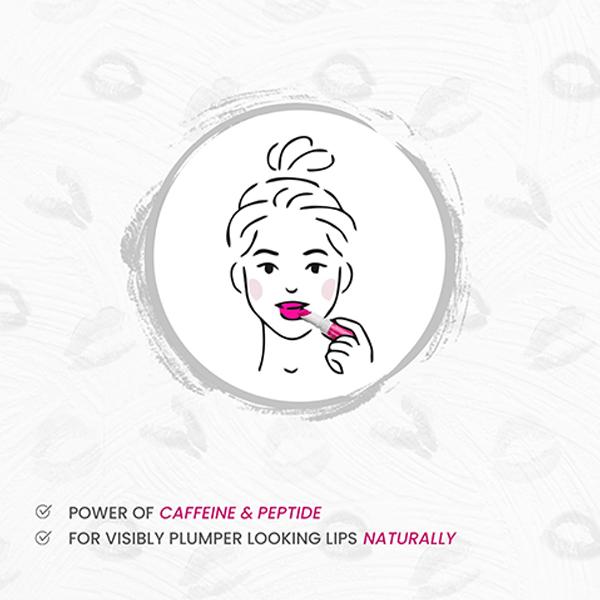 Protouch Lip Plumping Tint with Grapeseed Extracts, Fuller Lips and Long Lasting (Pink) 2.8ml - Lipstick Primers & Plumpers