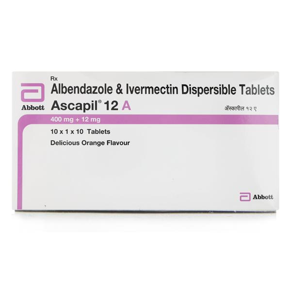 Ascapil 12A Tablet - Parasitic Worms-Ant