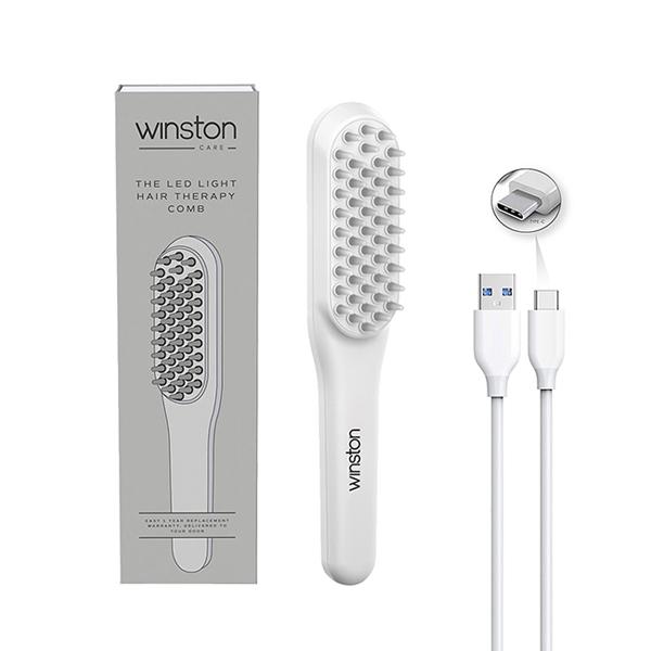 Netmeds | Winston Led Hair Growth Therapy Comb Detangling Red & Blue Light Mode Scalp Vibration 200 gm