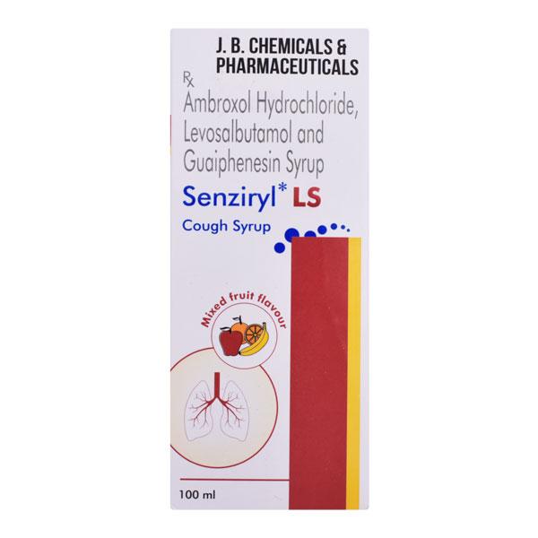 SENZIRY LS Mixed Fruit Flavour Cough Syrup 100ml - Cough And Cold-Cou