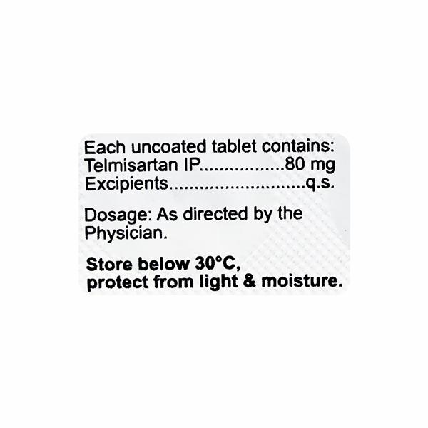 TSART 80mg Tablet 15's - Hypertension-Ang