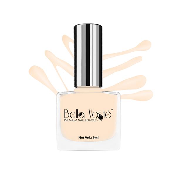 Bella Voste Nude Matt Nail Paints Sandy Soft(62) 9 Ml - Nail Polish