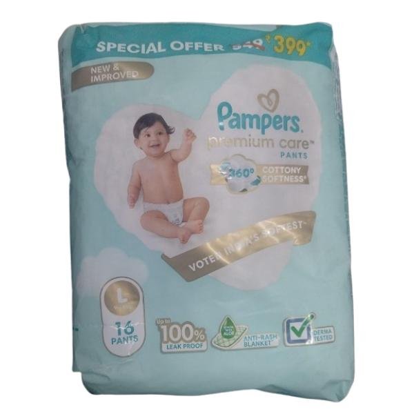 Netmeds | Pampers Premium Care Pants (L) 16's