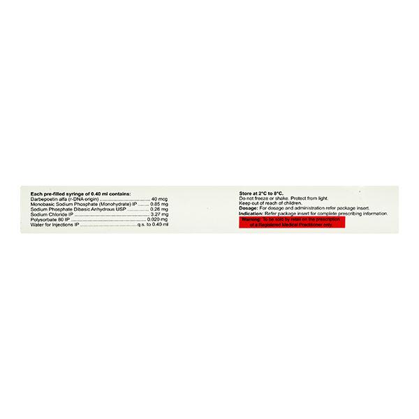 Juvobin 40mcg Injection(Pfs) 1'S - Haematopoiesis-Hae