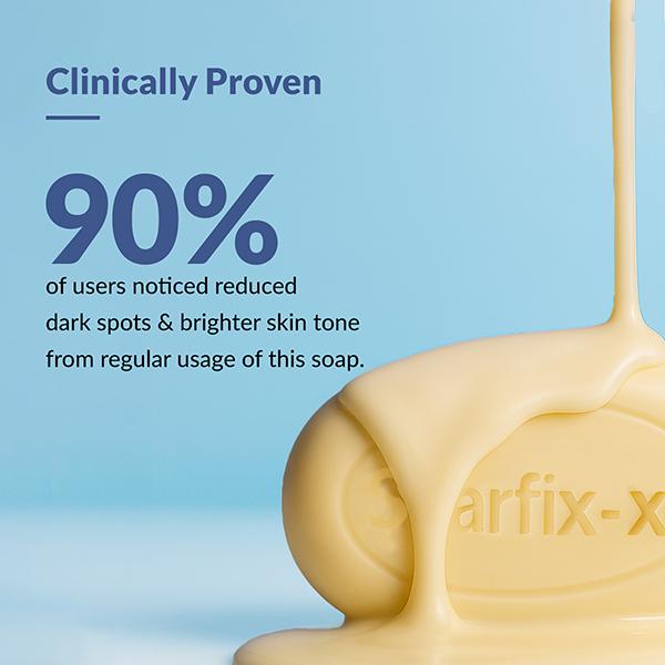 Fixderma Skarfix -TX 1% Kojic Acid Soap for Skin Brightening with Tranexamic Acid, Glutathione 75 g - Soaps