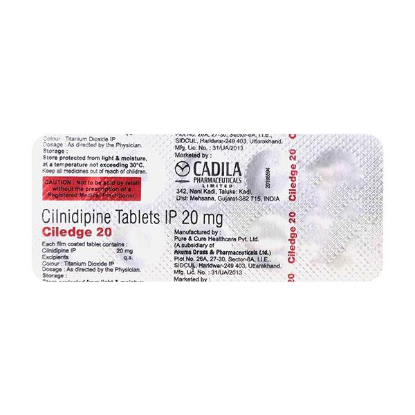 Netmeds | Ciledge 20mg Tablet 10'S