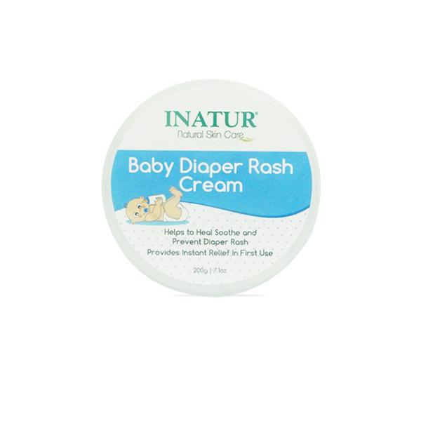 Inatur Natural Skin Care Baby Diaper Rash Cream 200 gm - Rash Creams