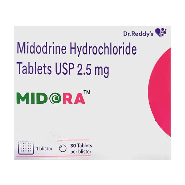 MIDORA 2.5 Tablet 30's - Hypotension-Vas