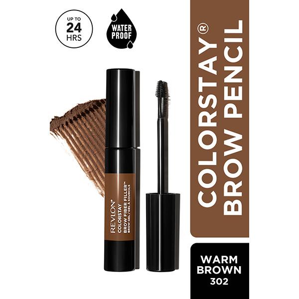 Netmeds | Revlon Colorstay Brow Fiber Filler Gel - Warm Brown 6.8 ml