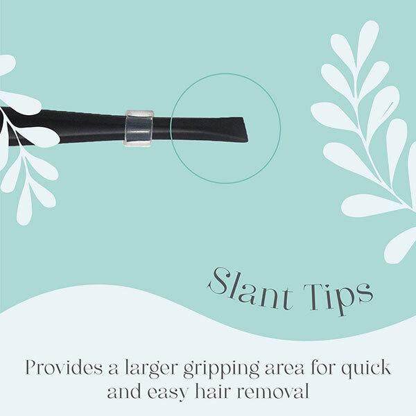 Basicare Tweezer Matt Black 8.5Cm 1's - Tweezers