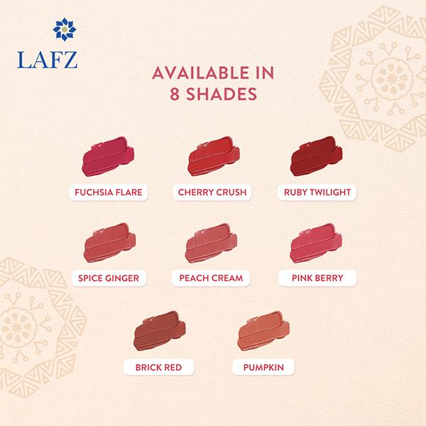Lafz Transfer Proof & Smudge Proof Velvet Matte Lip Colour, Ruby Twilight 5.5 ml - Liquid Lipsticks