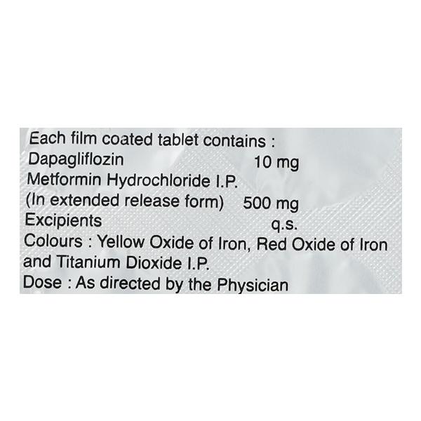 GLUCRETA M 10 + 500 Tablet 10's - Diabetes-Ant