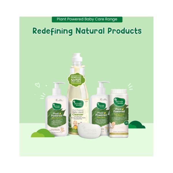 Mother Sparsh Plant Powered Natural Baby Lotion With Organic Shea Butter & Oatmeal Extract 400 ml - Creams, Lotions & Oils