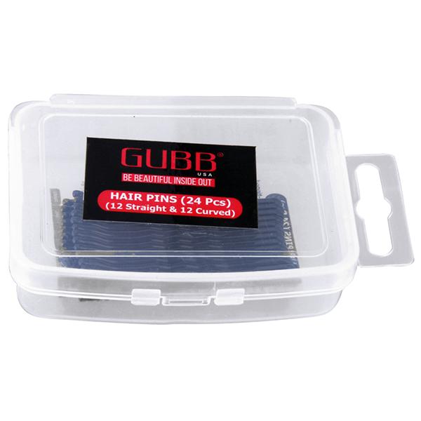 GUBB Hair Pins - 12 Straight & 12 Curved 20 gm