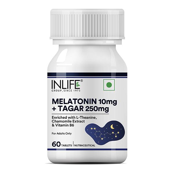 Netmeds | INLIFE Melatonin 10mg + Tagar 250mg Tablets 60's