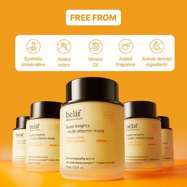 Belif Super Knights - Multi Vitamin Mask 75 ml - Masks & Peels