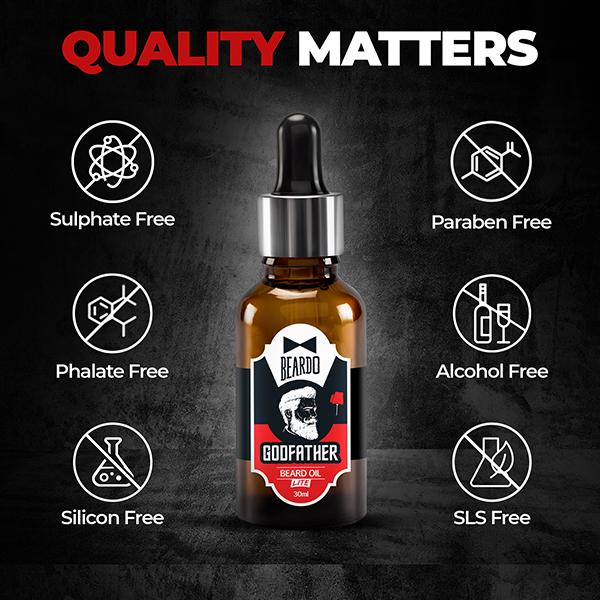 Beardo Godfather Beard Oil - Lite 30 ml - Beard Oil
