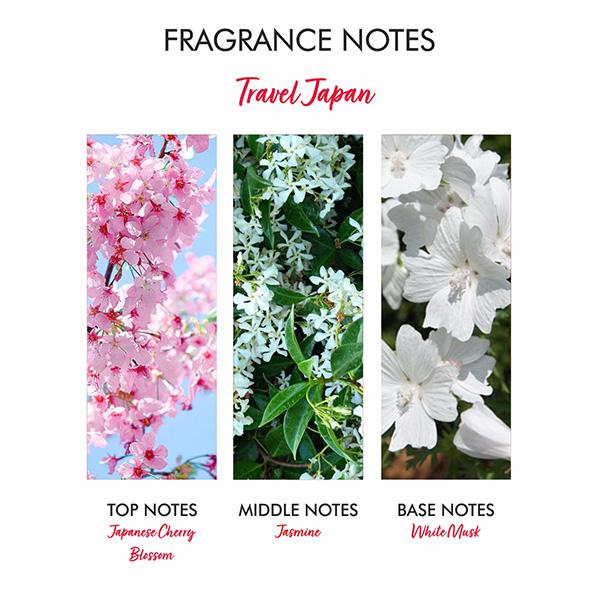 The Love Co. Travel Japan Body Wash - Body Wash For Women - Hydrating - Moisturizing Body Care - 100% Vegan - Paraben Free 250 ml - Shower Gels & Body Wash