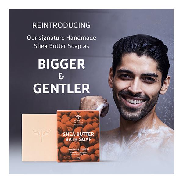 Bombay Shaving Company Natural and Handmade Bath Soap - Shea Butter 125 gm - Soaps