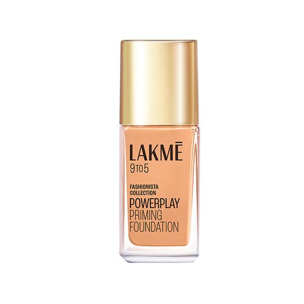 Netmeds | Lakme 9to5 Powerplay Priming Foundation, Built in Primer, SPF 20, Warm Natural, 25 ml