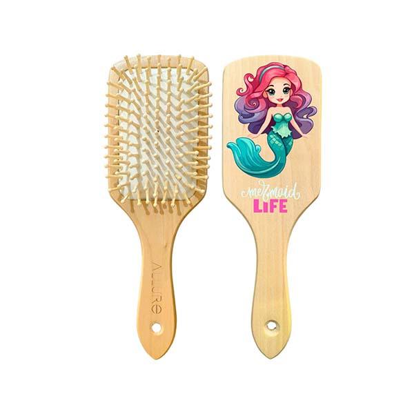 Netmeds | Allure Personalised Paddle Hair Brush Mermaid Print 1's