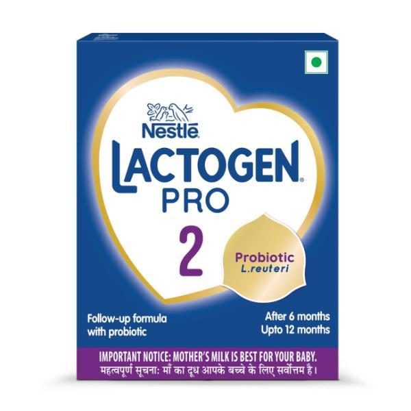 Netmeds | Nestle LACTOGEN PRO 2 Follow Up Formula with Probiotic L.reuteri After (After 6 to 12 months) 400 g