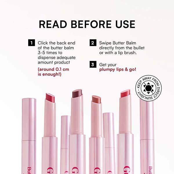 Gush Beauty Hybrid Gloss Butter Balm Stick - Lover 1.7 gm - Lip Glosses