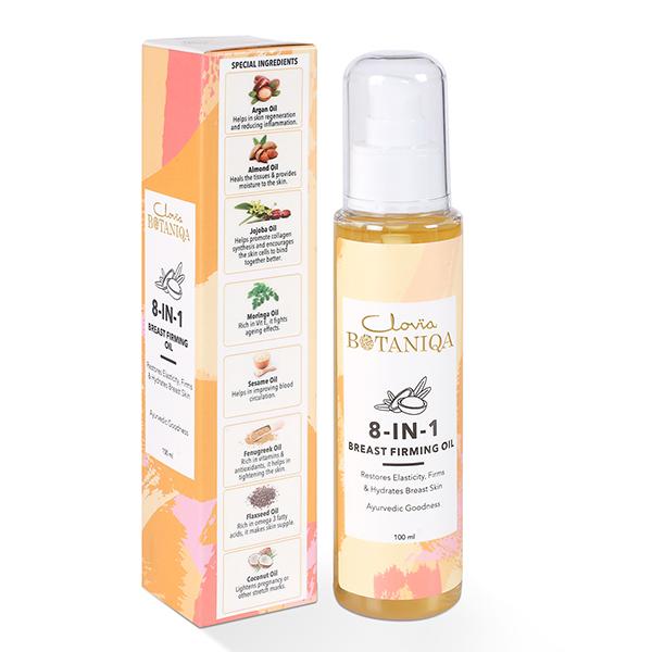 Clovia Botaniqa 8-in-1 Breast Firming Oil 100 ml - Breast Firming Gel