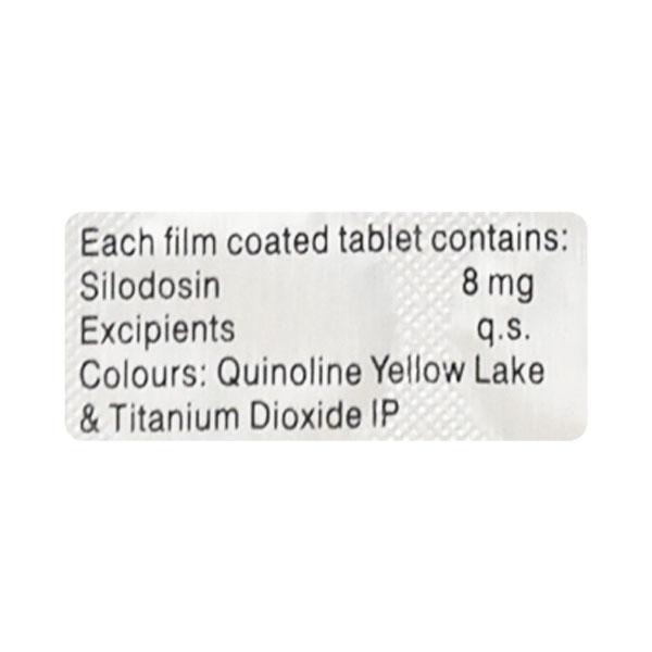 ALPHACEPT 8 Tablet 15's - Bladder And Prostate Disorders-Dru