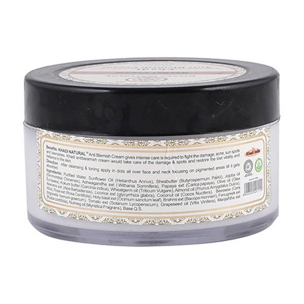 KHADI NATURAL ANTI BLEMISH CREAM 50 gm - Face Creams