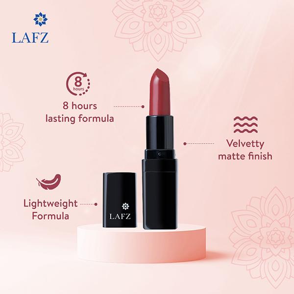 Lafz Velvet Matte Lipstick, Cinnamon Toast 4.5 gm - Lipsticks