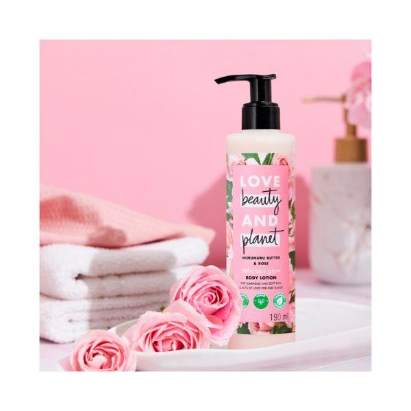 Love Beauty And Planet Murumuru Butter & Rose Body Lotion - 190 ml - Lotions & Creams