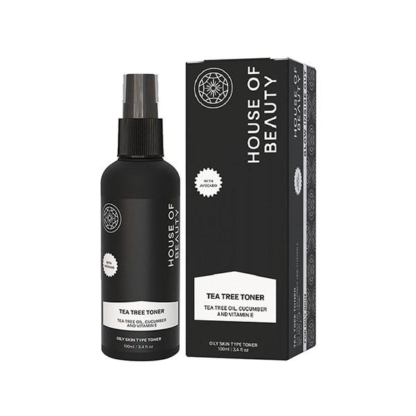 Netmeds | House of Beauty Tea Tree+Avocado Toner-Oily, Combination & Sensitive & Acne Prone Skin 100ml